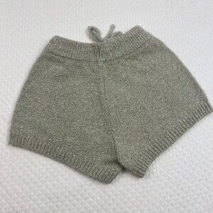 NWT Rylee + Cru Knit Shorts Girls Size 8 - 9 Y Elastic Waist Heather Gray